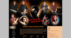 Desktop Screenshot of blackhorse-music.cz
